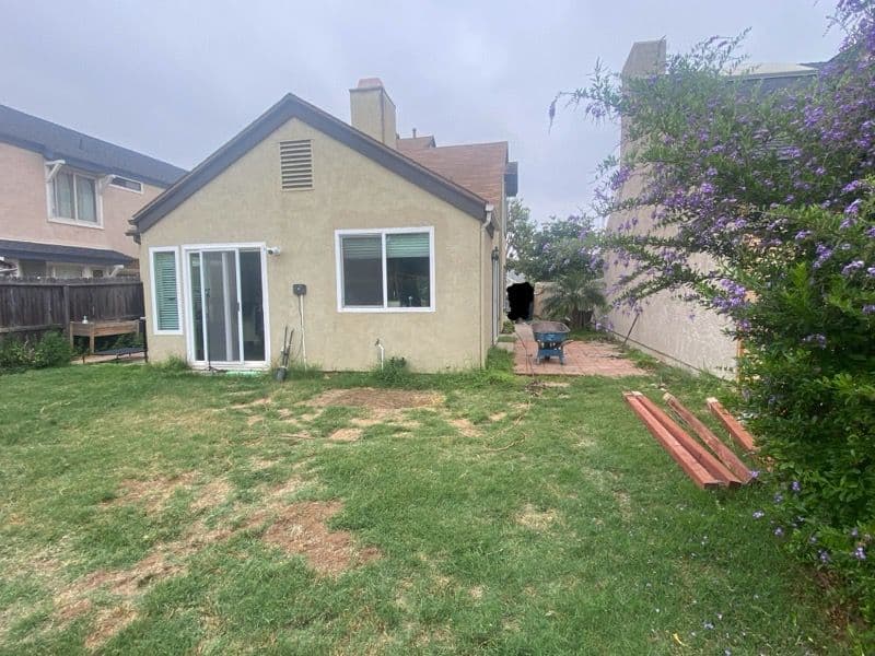 Project Backyard Transformation with Concrete Steppers image