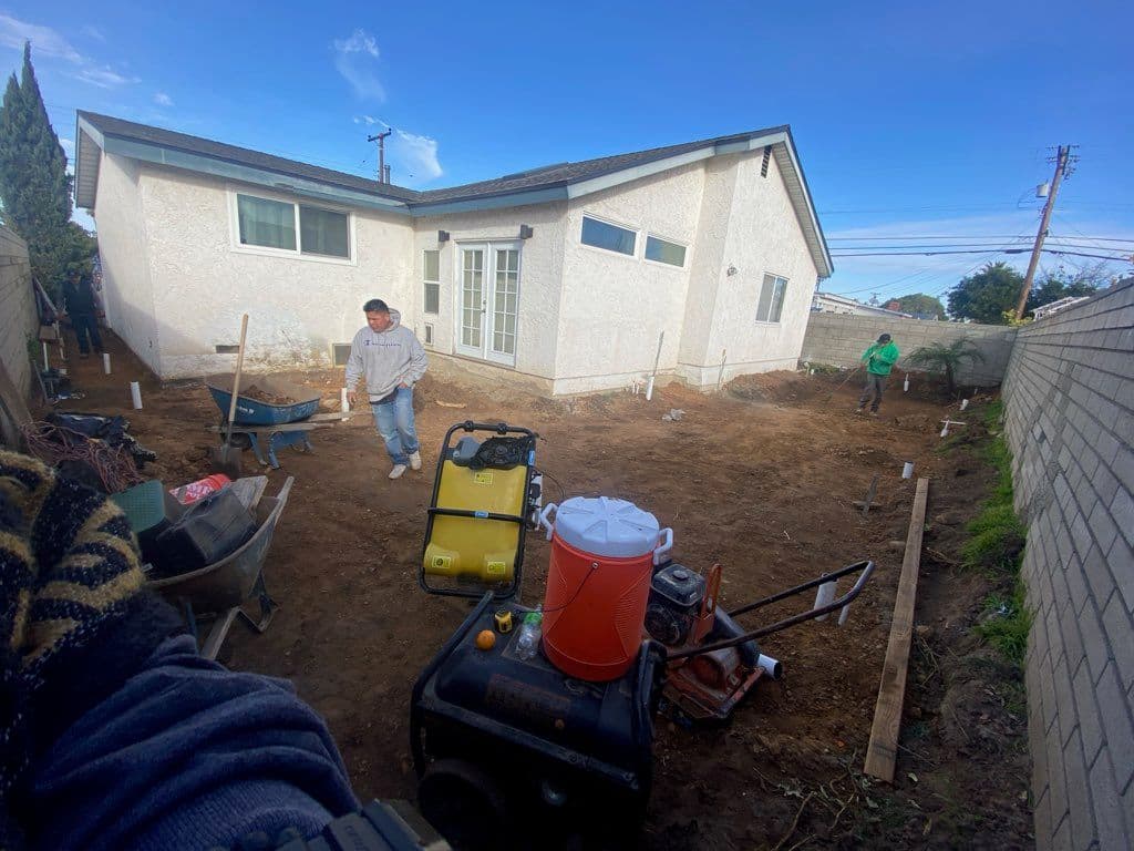 Gallery photos for Majestic Hardscapes Patio Transformation in Claremont: Image #1