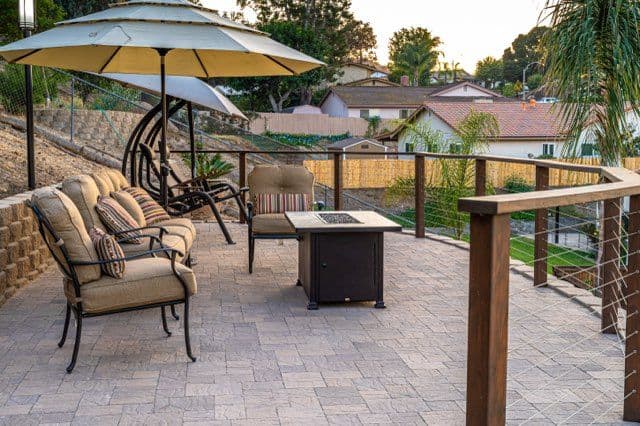 Stunning Elevated Patio With Modern Touches