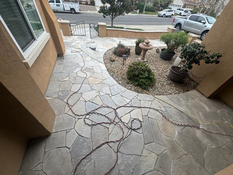 Stunning Flagstone Walkway and Patio Upgrade image