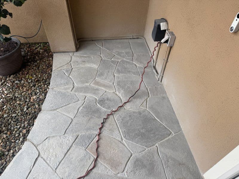 Gallery photos for Stunning Flagstone Walkway and Patio Upgrade: Image #1