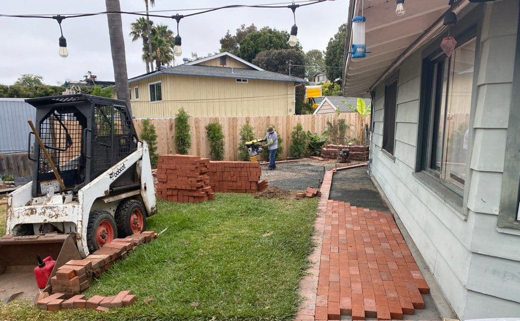 Gallery photos for Majestic Hardscapes Revives Historic Brick Path: Image #2
